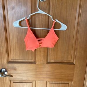 Adorable peach colored bikini top!